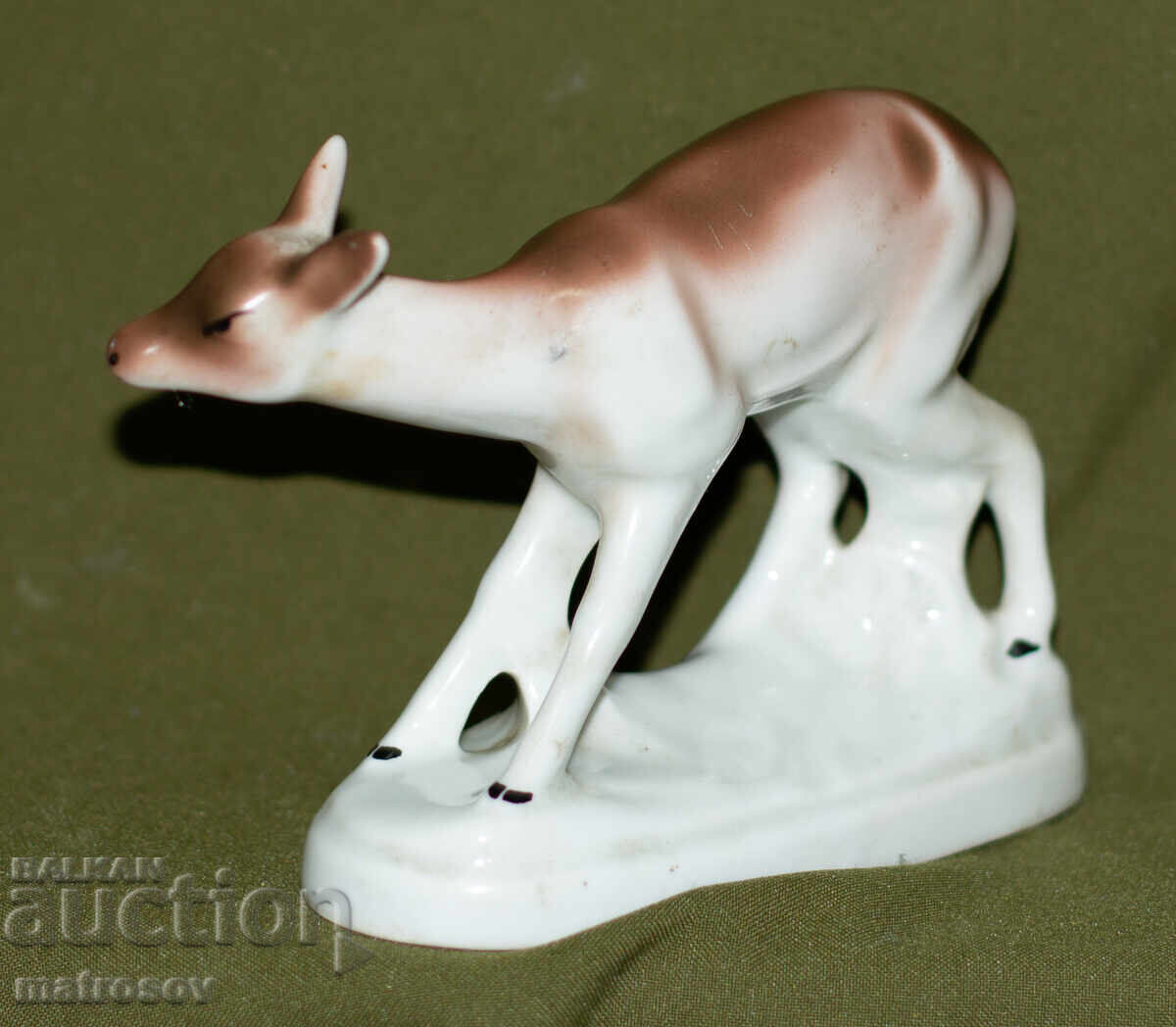 Handmade decorative porcelain figurine of a deer - 6