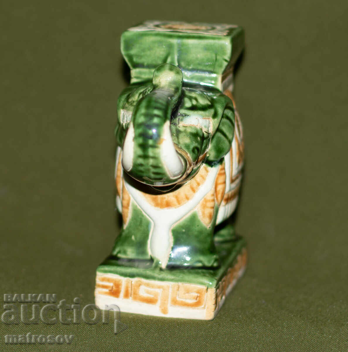 Доставка на Декоративна керамична винтидж фигурка на слон