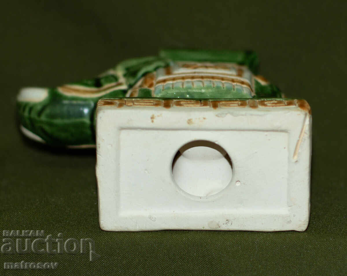 Декоративна керамична винтидж фигурка на слон - 5