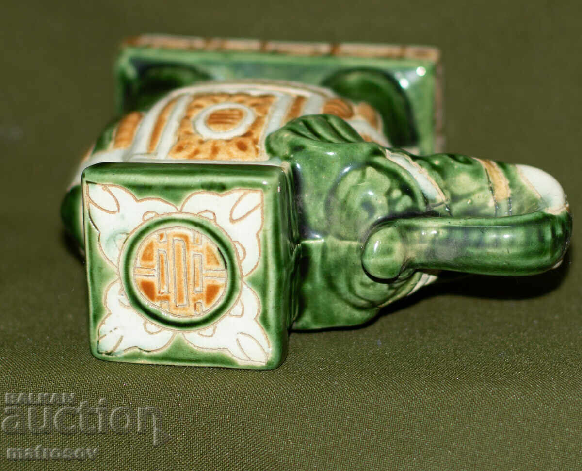 Декоративна керамична винтидж фигурка на слон - 6