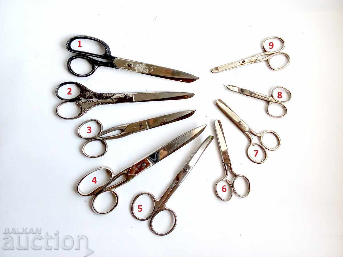 Стари ножици Солинген и др с цена 95.00 лв. | € 48.57