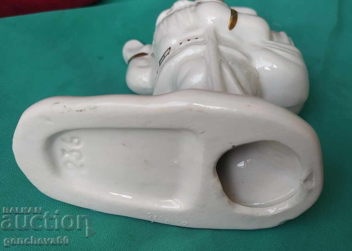 Χριστουγεννιάτικη πορσελάνινη φιγούρα Σκιέρ - 6