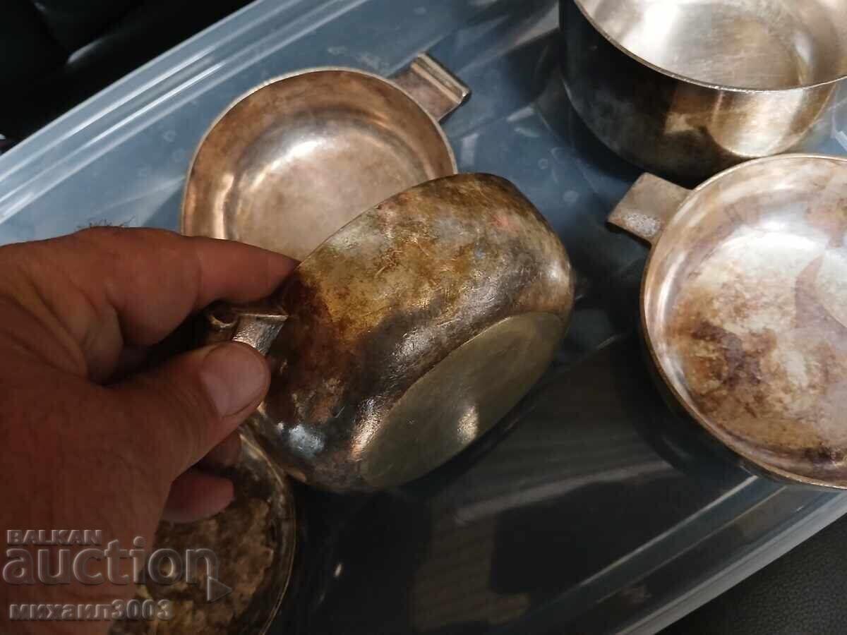 Silver-plated dining ware - 5 pieces with price 89.00 BGN | € 45.50