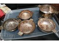 Silver-plated dining ware - 5 pieces
