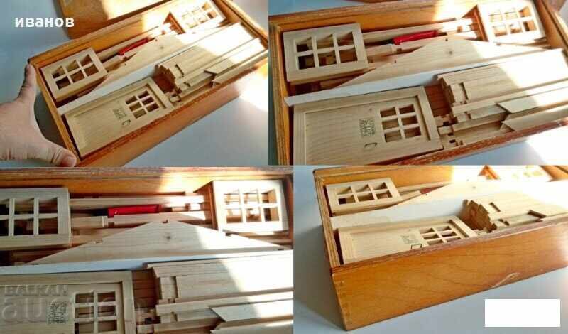 Mini wooden house - company model - 5 Mini wooden house - company model - 5