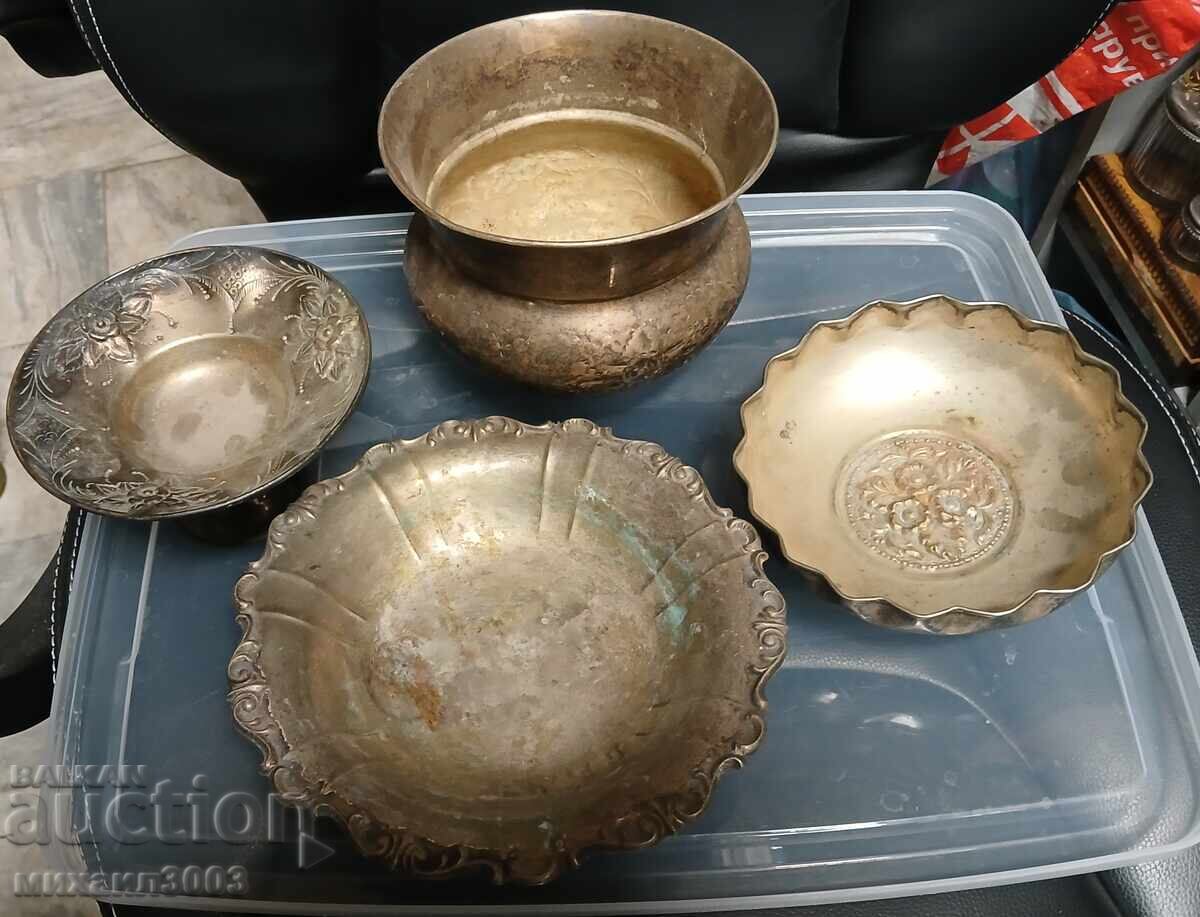 Ασημένια Σκεύη - 4 ΤΕΜΑΧΙΑ