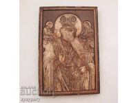 Icoană din lemn Sfântul Nicolae Făcătorul de minuni