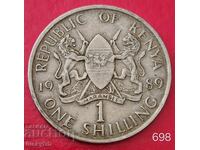 1 șiling 1989 - Kenya