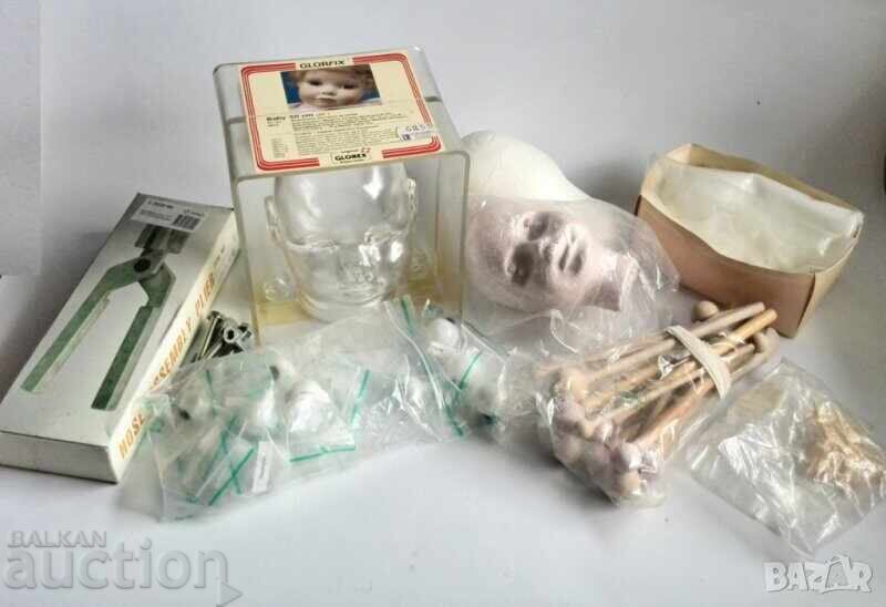 Molds for casting dolls or lamp idea