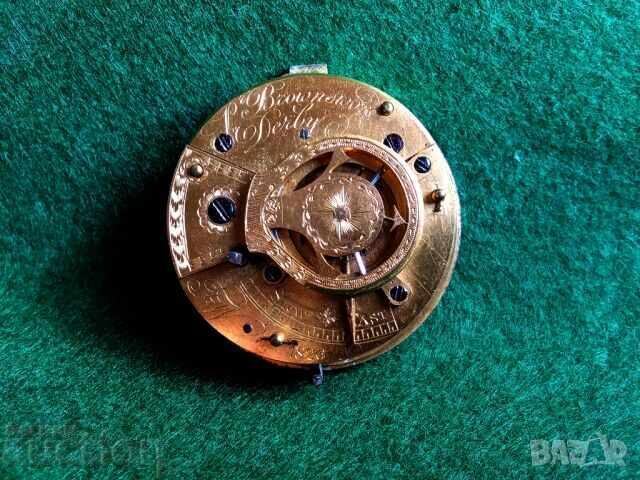 Παράδοση Παλιό αγγλικό ρολόι τσέπης από το 1826 Παράδοση Παλιό αγγλικό ρολόι τσέπης από το 1826