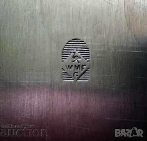 Old silver-plated tray from 1905 - 5