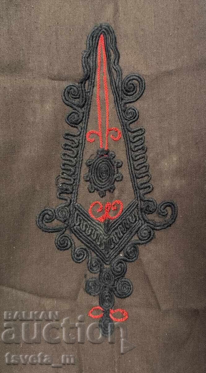 Delivery of Men's cotton baggy trousers with braid, folk costume