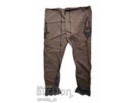 Men's cotton baggy trousers with braid, folk costume