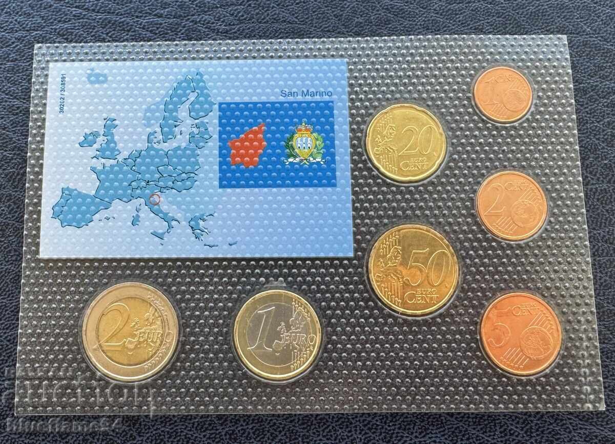 Евро сет Сан Марино микс с цена 20.00 лв. | € 10.23 Евро сет Сан Марино микс с цена 20.00 лв. | € 10.23