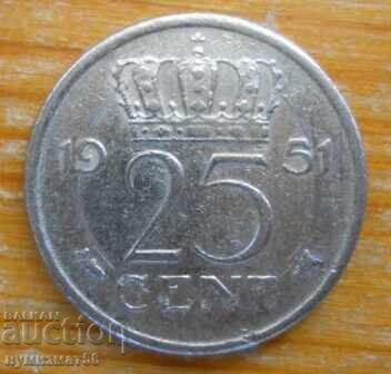 25 de cenți 1951 - Țările de Jos 25 de cenți 1951 - Țările de Jos