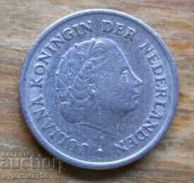 10 cents 1951 - Netherlands with price 0.30 BGN | € 0.15