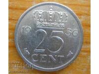 25 σεντς 1956 - Ολλανδία