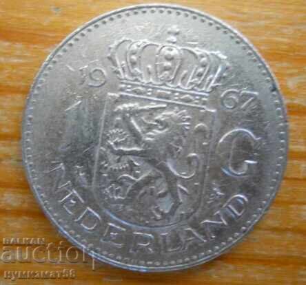 1 guilder 1967 - Netherlands 1 guilder 1967 - Netherlands