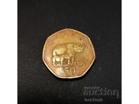 ❤️ ⭐ Танзания 2015 50 шилинга ⭐ ❤️