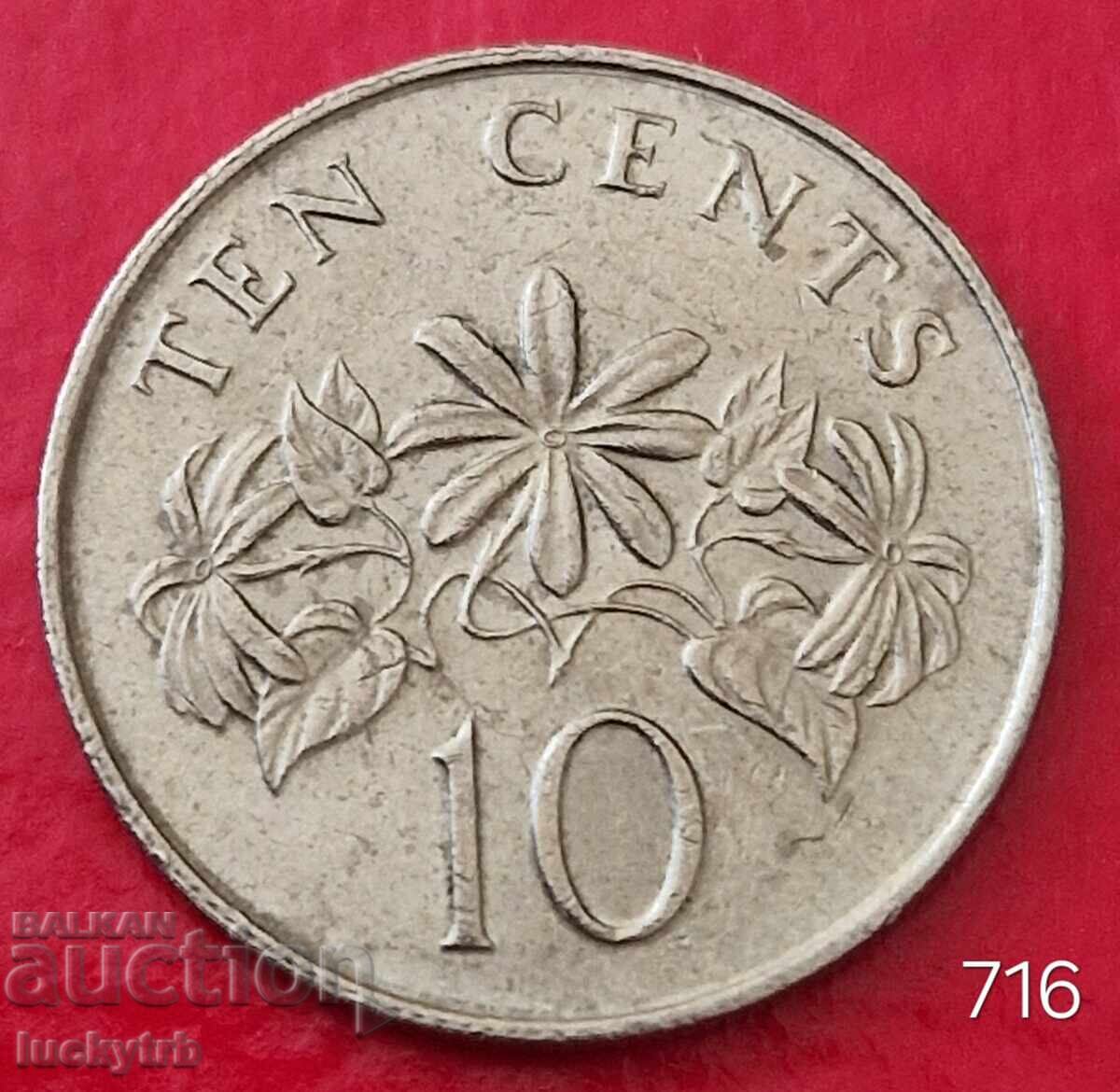 10 Cents 1987 - Singapore