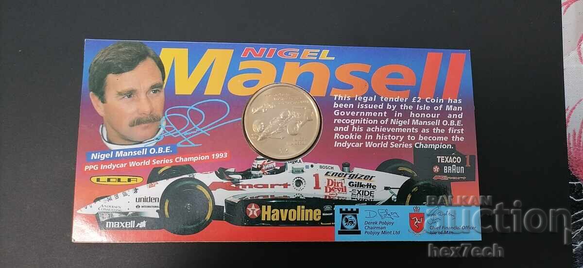 Аукцион ❤️ ⭐ Остров Ман 1994 2 паунда Индикар рядка монета ⭐ ❤️ Аукцион ❤️ ⭐ Остров Ман 1994 2 паунда Индикар рядка монета ⭐ ❤️