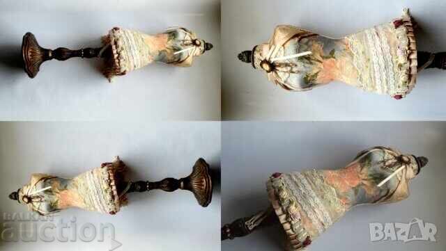 Manechin de 50 cm, formă de rochie, decorat manual - 6 Manechin de 50 cm, formă de rochie, decorat manual - 6