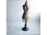 50sm μανεκέν, φόρμα φορέματος, χειροποίητη διακοσμημένη