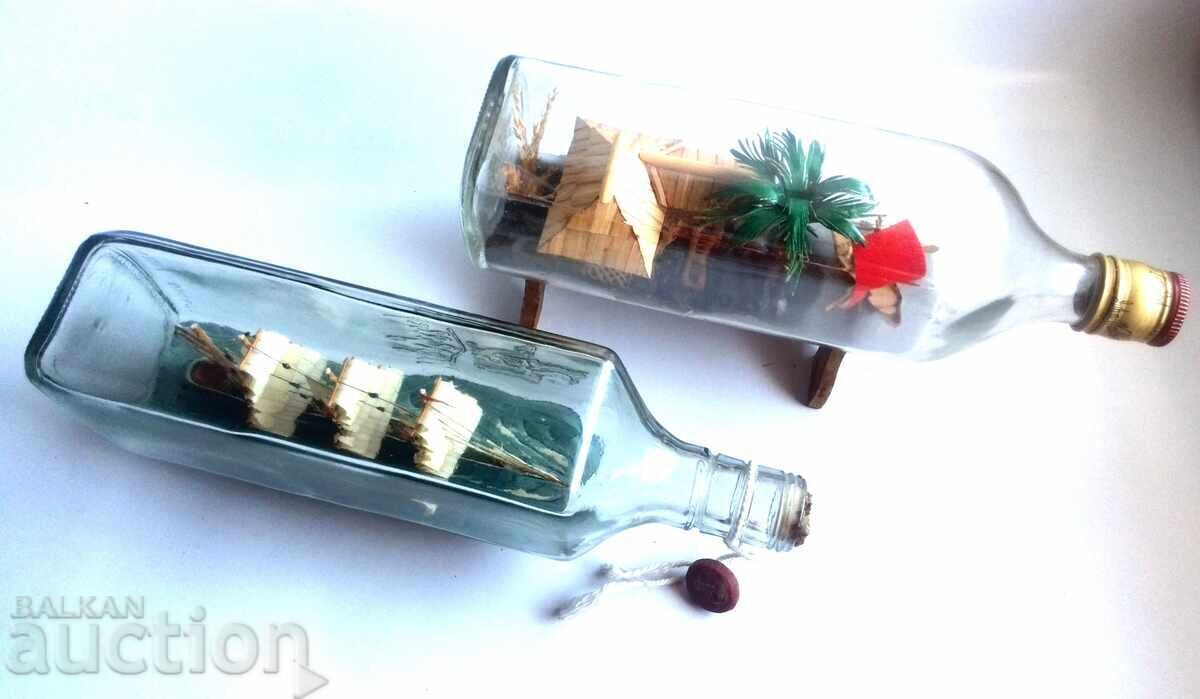 Bottles with dioramas from 1970s with price € 230.00 | 449.84 BGN