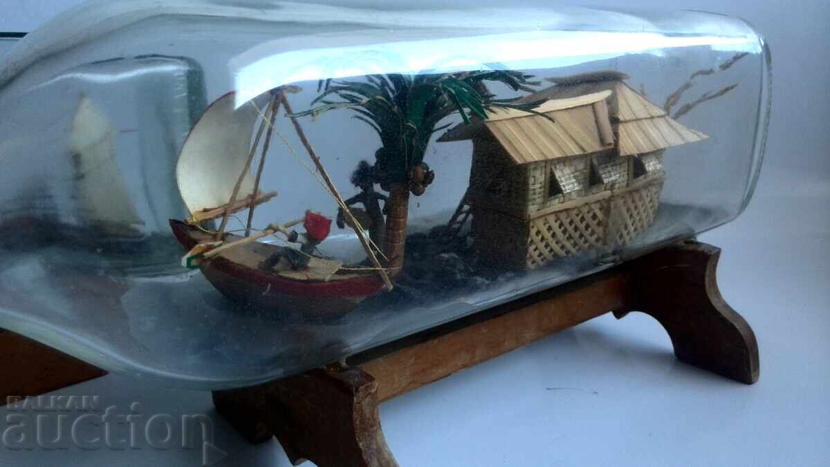 Bottles with dioramas from 1970s - 6