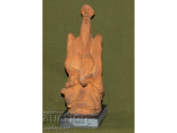 Χειροποίητο πήλινο γλυπτό