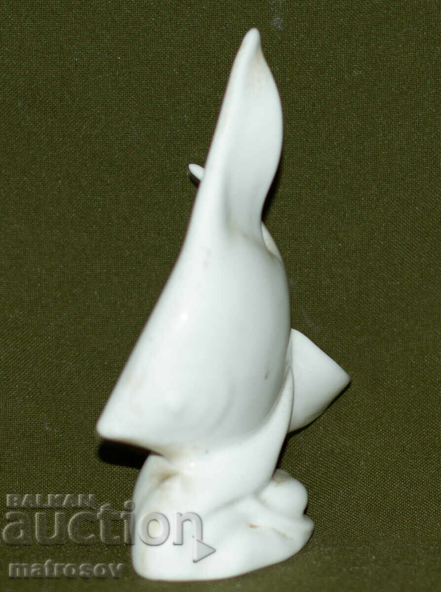 Auction  Decorative porcelain fish figurine
