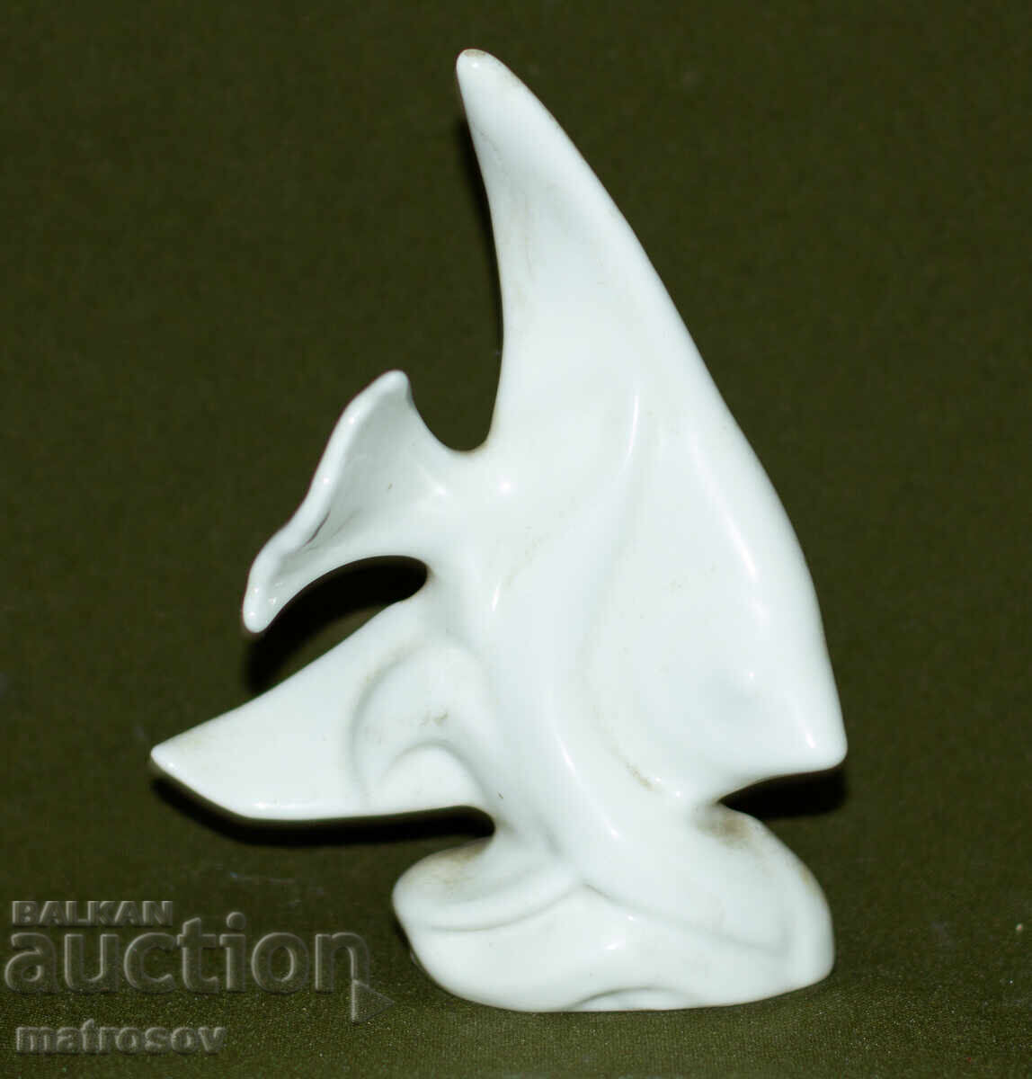 Decorative porcelain fish figurine