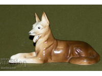 Decorative porcelain figurine, dog