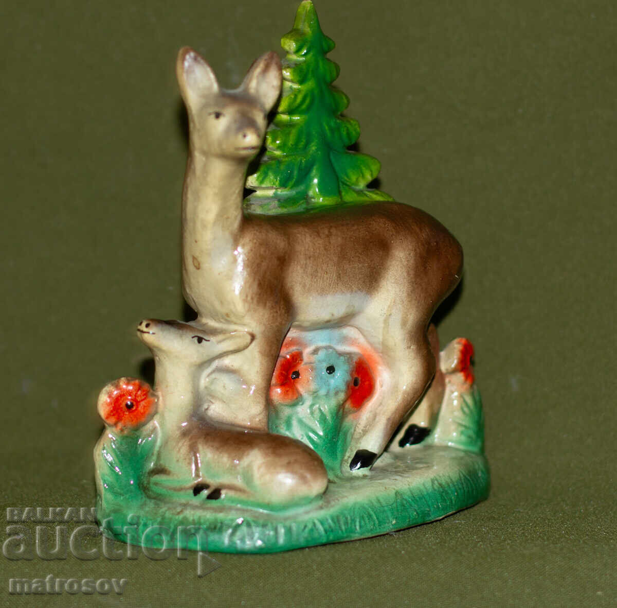 Δημοπρασία Διακοσμητικό κεραμικό ειδώλιο ελαφιού Δημοπρασία Διακοσμητικό κεραμικό ειδώλιο ελαφιού