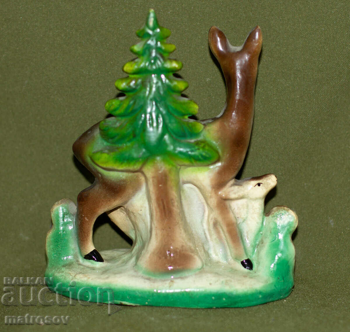 Παράδοση Διακοσμητικό κεραμικό ειδώλιο ελαφιού Παράδοση Διακοσμητικό κεραμικό ειδώλιο ελαφιού