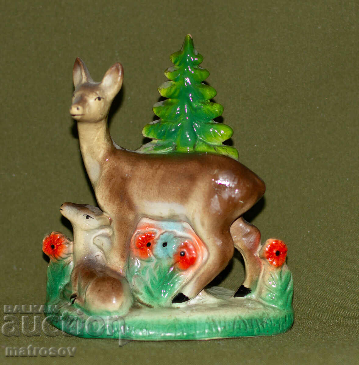 Διακοσμητικό κεραμικό ειδώλιο ελαφιού Διακοσμητικό κεραμικό ειδώλιο ελαφιού