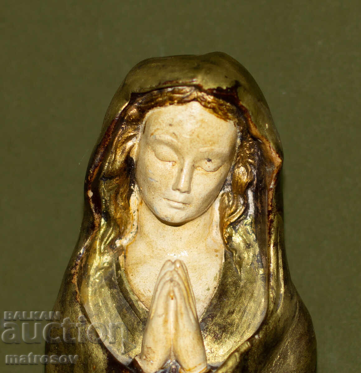 Decorative handmade ceramic figurine, Virgin Mary with price 150.00 BGN | € 76.69