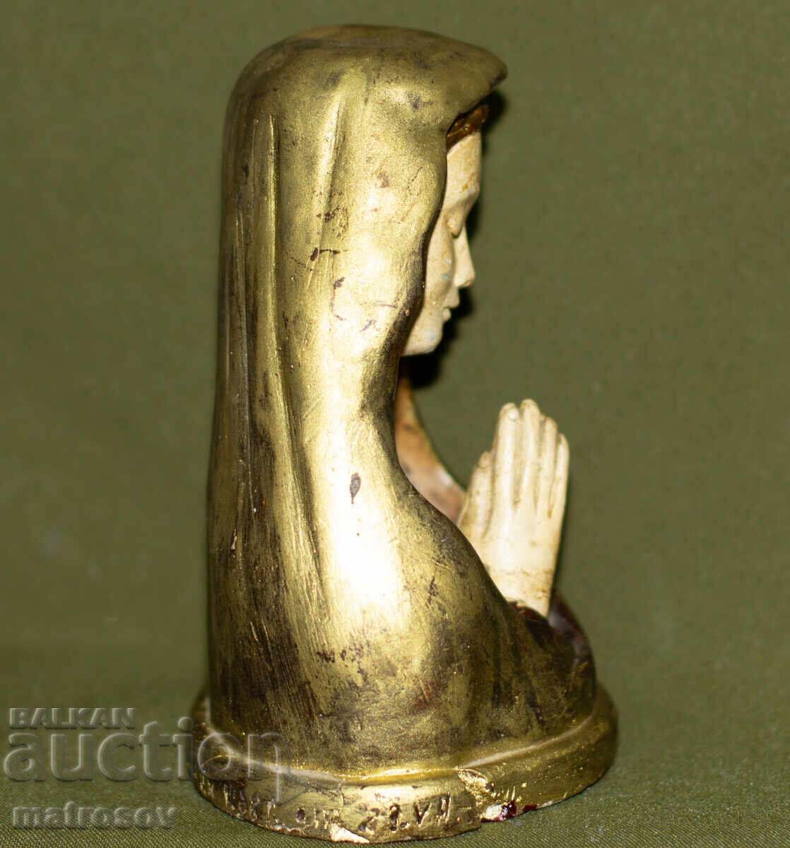 Decorative handmade ceramic figurine, Virgin Mary - 6