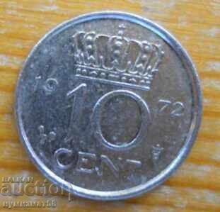 10 σεντ 1972 - Ολλανδία