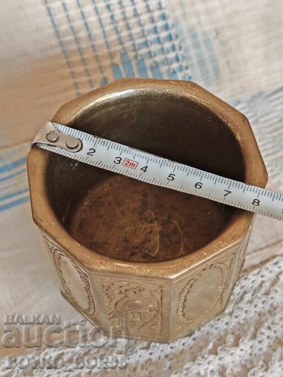 Delivery of Antique Bronze Vessel Candlestick 1930s Delivery of Antique Bronze Vessel Candlestick 1930s