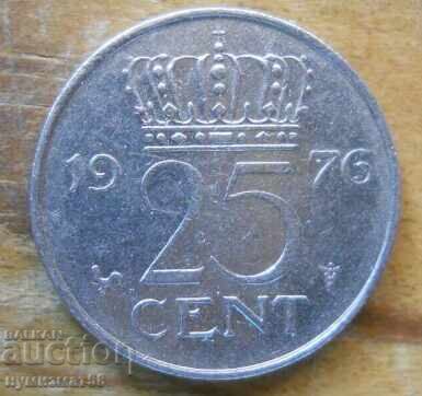 25 цента 1976 г  - Холандия