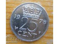 25 σεντς 1978 - Ολλανδία