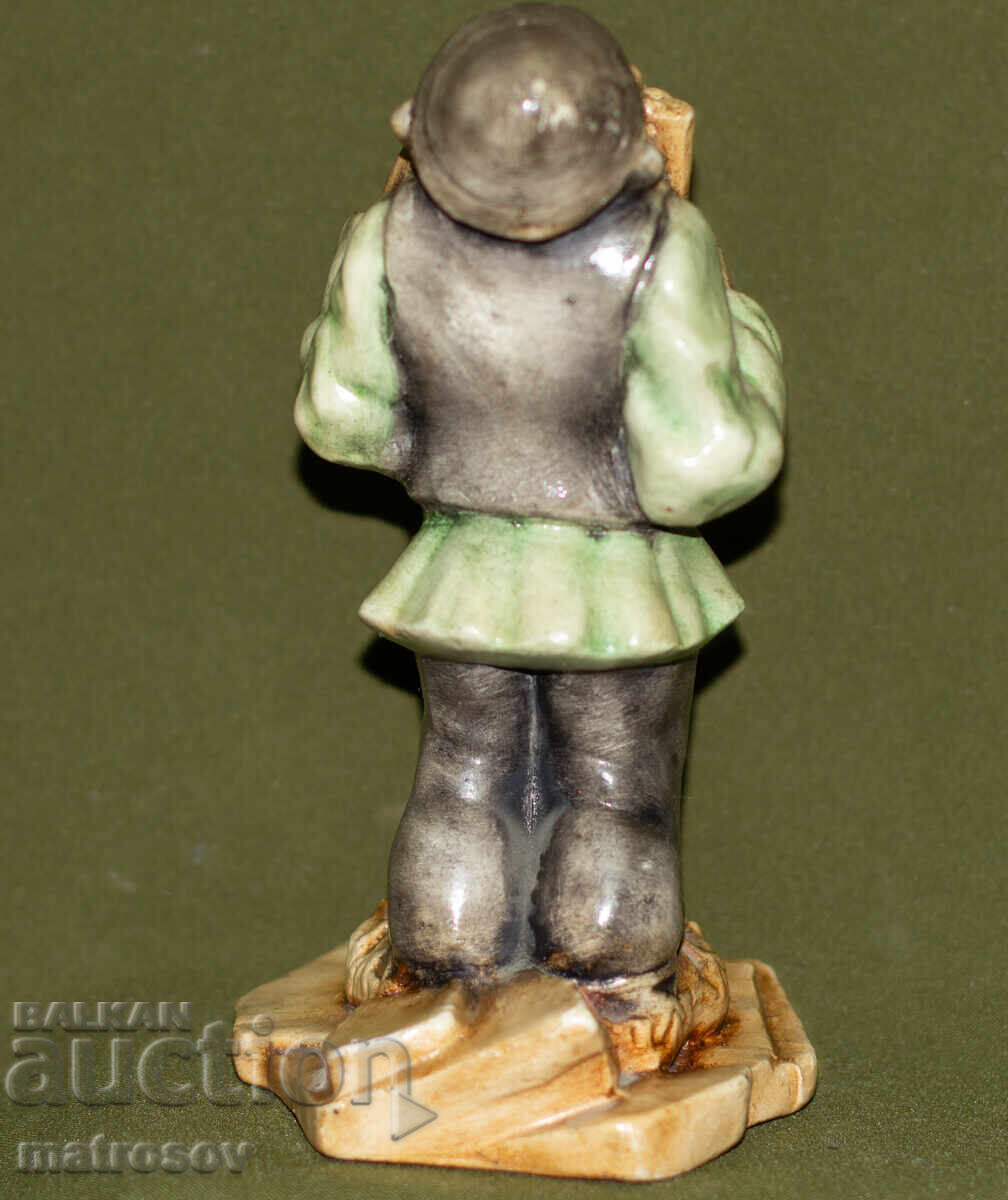 Παράδοση Διακοσμητικό κεραμικό ειδώλιο μουσικού με φλάουτο