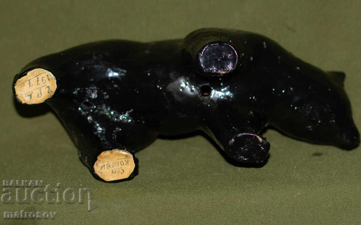 Διακοσμητικό κεραμικό αγαλματίδιο αρκούδας - 6