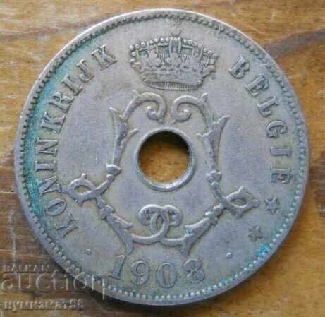 25 centimes 1909 - Belgium with price 1.00 BGN | € 0.51 25 centimes 1909 - Belgium with price 1.00 BGN | € 0.51