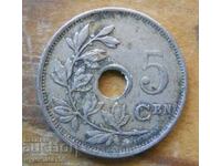 5 centimes 1922 - Belgium