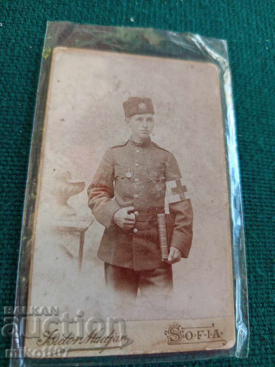 Photograph cardboard photography Isidor Magyar Doctor future