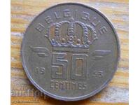 50 centimes 1953 - Βέλγιο