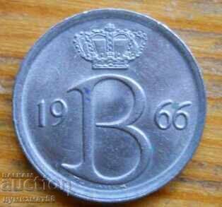25 centimes 1966 - Belgium with price 0.90 BGN | € 0.46