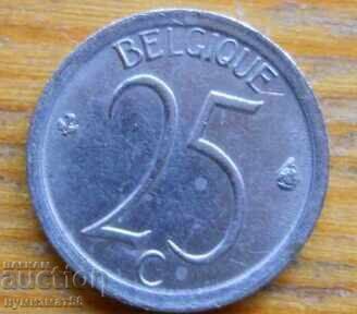 25 centimes 1970 - Βέλγιο 25 centimes 1970 - Βέλγιο